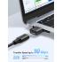 UGREEN USB to USB C Adapter, USB C Female to USB Male Adapter 10Gbps Type C Converter for iPhone 17 16 15 14 13 Plus Pro Max,iPad Air Mini 6 7, Samsung Galaxy S23 S24, iPad Air, Black